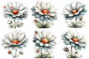 Whimsical Spring Daisy Flower Clipar, an Illustration by Daily.Designs (Thumbnail 5 of 8)
