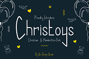 Christoys - Playful Font, a Handwritten Font by QR Design Studio (Thumbnail 1 of 7)