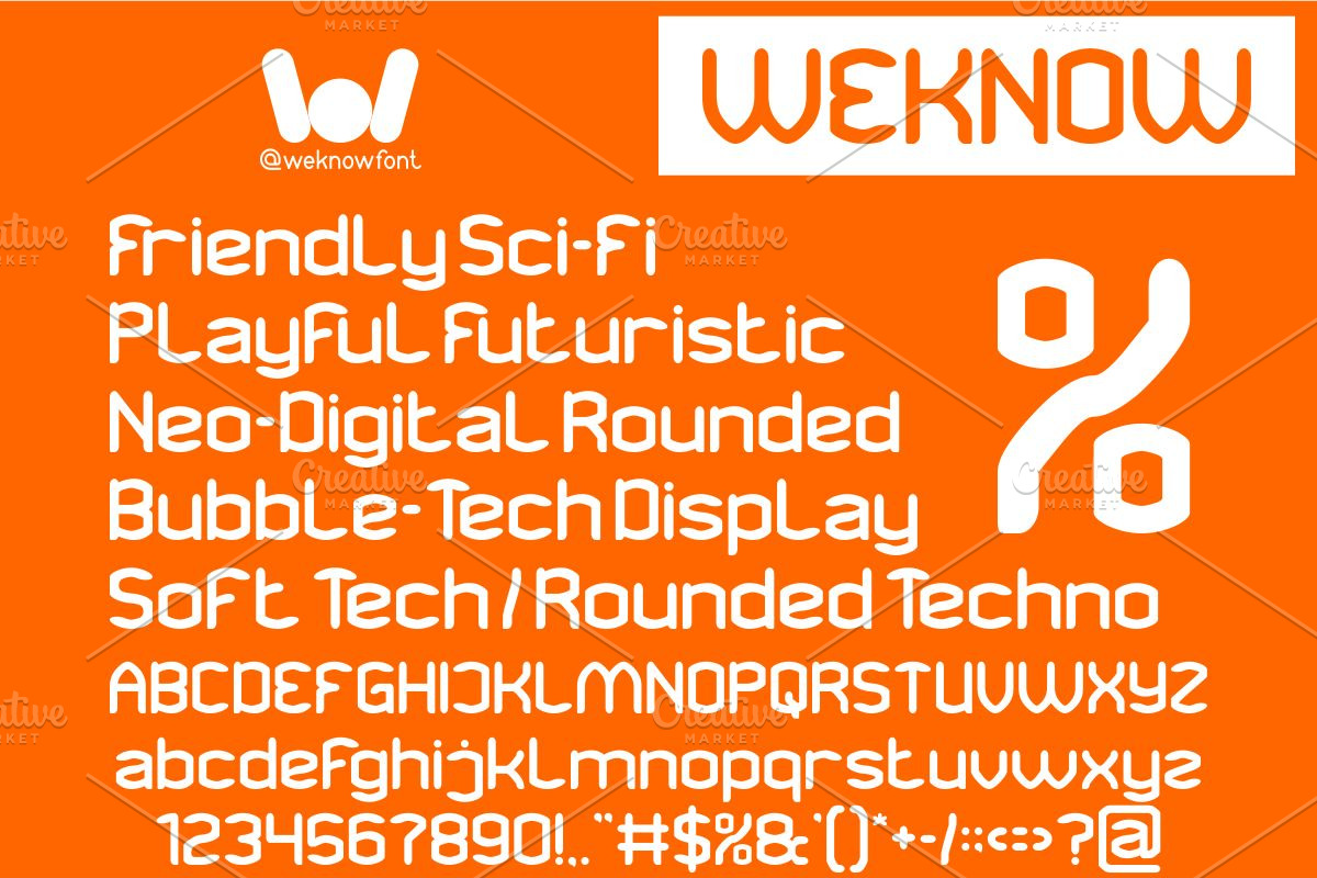 Hundred Percent font, a Font by weknow (Photo 5 of 8)