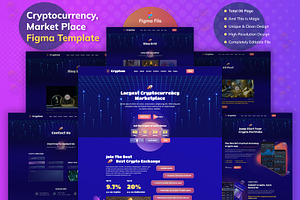Cryptocurrency Website Template