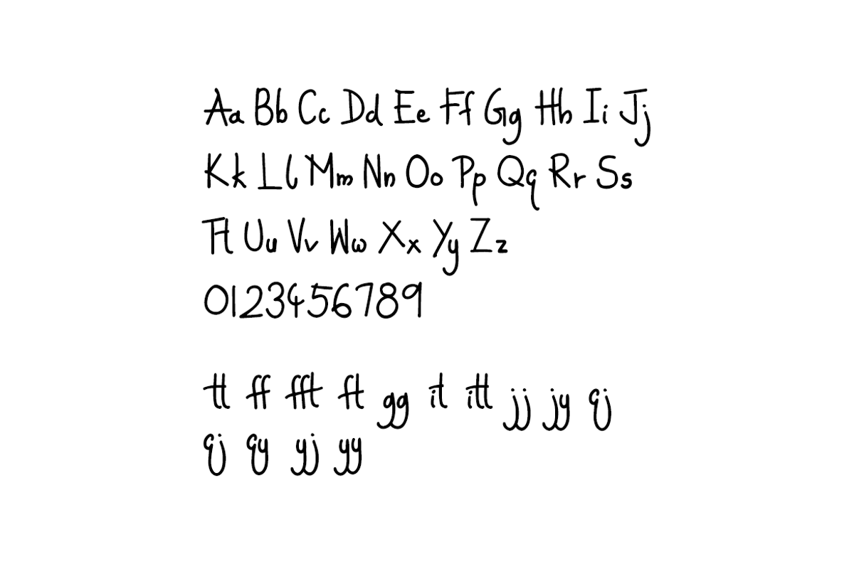 GreatMonday - Fresh Handmade Font preview 2