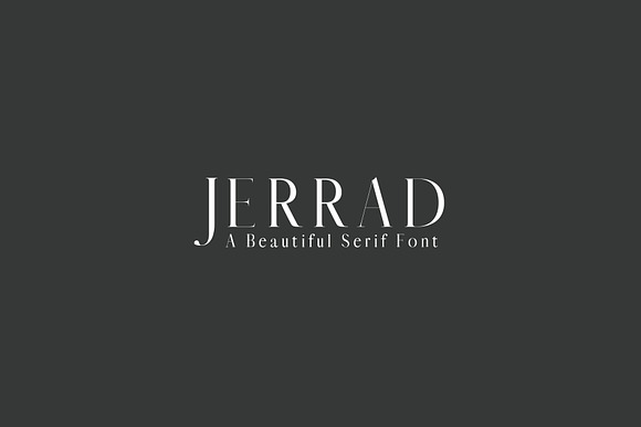 Jerrad Beautiful Serif 4 Font Family preview 7
