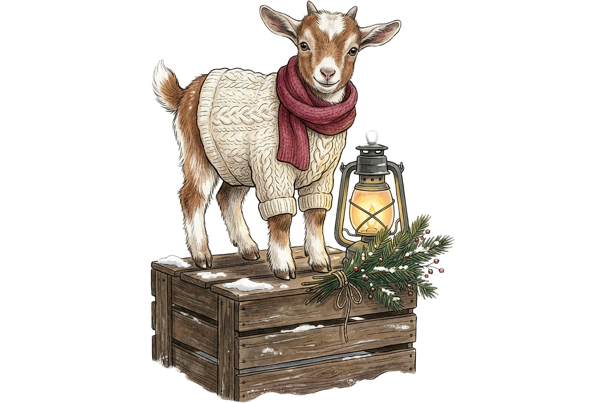 Cozy Winter Animals Clipart Bundle, an Animal Illustration by T-shirt Pond (Photo 23 of 26)