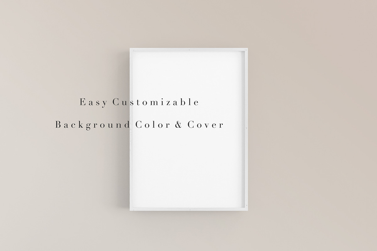 Customizable Frame Mockup Bundle, a Mockup by HALFTOUNE (Photo 5 of 9)
