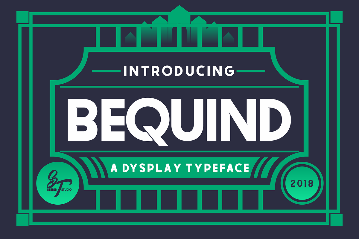 BEQUIND display font Bold and style, a Sans Serif Font by SHEILLA (Photo 10 of 18)