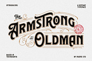 The Armstrong Oldman, a Font by ngene (Thumbnail 1 of 7)