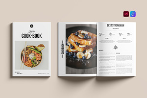 kitchen || Cookbook Template, a Brochure Template by GoldenGrid Studio