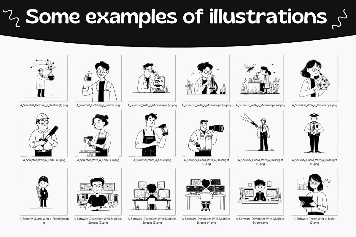 Notion-Style Illustration Occupation, a Work Illustration by DaisyStudio (Photo 7 of 10)