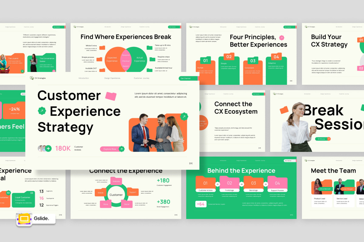 Customer Experience Strategy, a Presentation Template by Loin Studio (Photo 1 of 4)