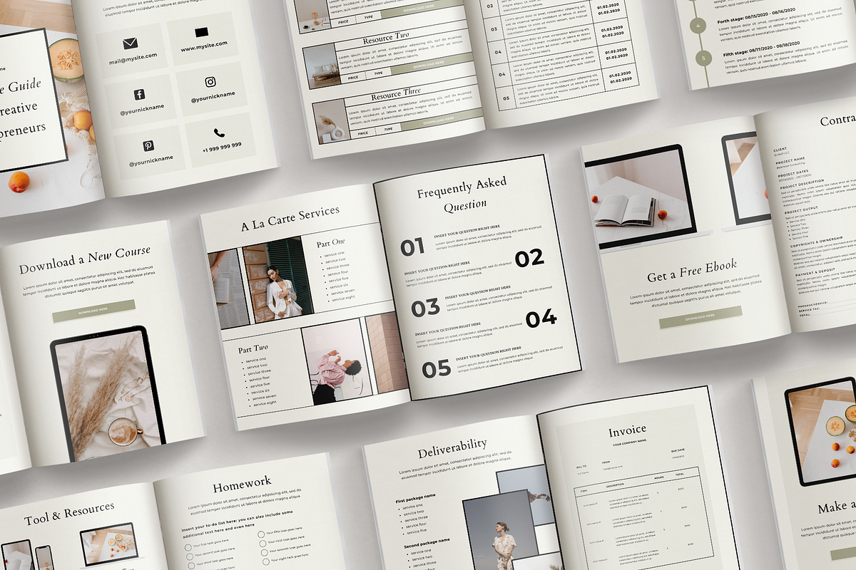 Client Welcome Guide | Canva, a Brochure Template by Ralony (Photo 6 of 9)
