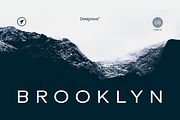 BROOKLYN - Minimalist Font Family, a Sans Serif Font by Designova® (Thumbnail 1 of 12)