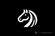 Horse Head Minimal Logo, a Branding & Logo Template by Vectorium Studio (Thumbnail 2 of 3)