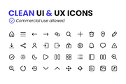 200 Modern UI-UX Icons for Apps, Web, an Outline Icon by Icons Drop (Thumbnail 2 of 8)