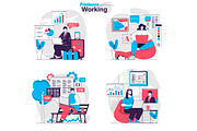 Flat Design Concept Illustrations, a Finance Illustration by alexdndz (Thumbnail 19 of 42)
