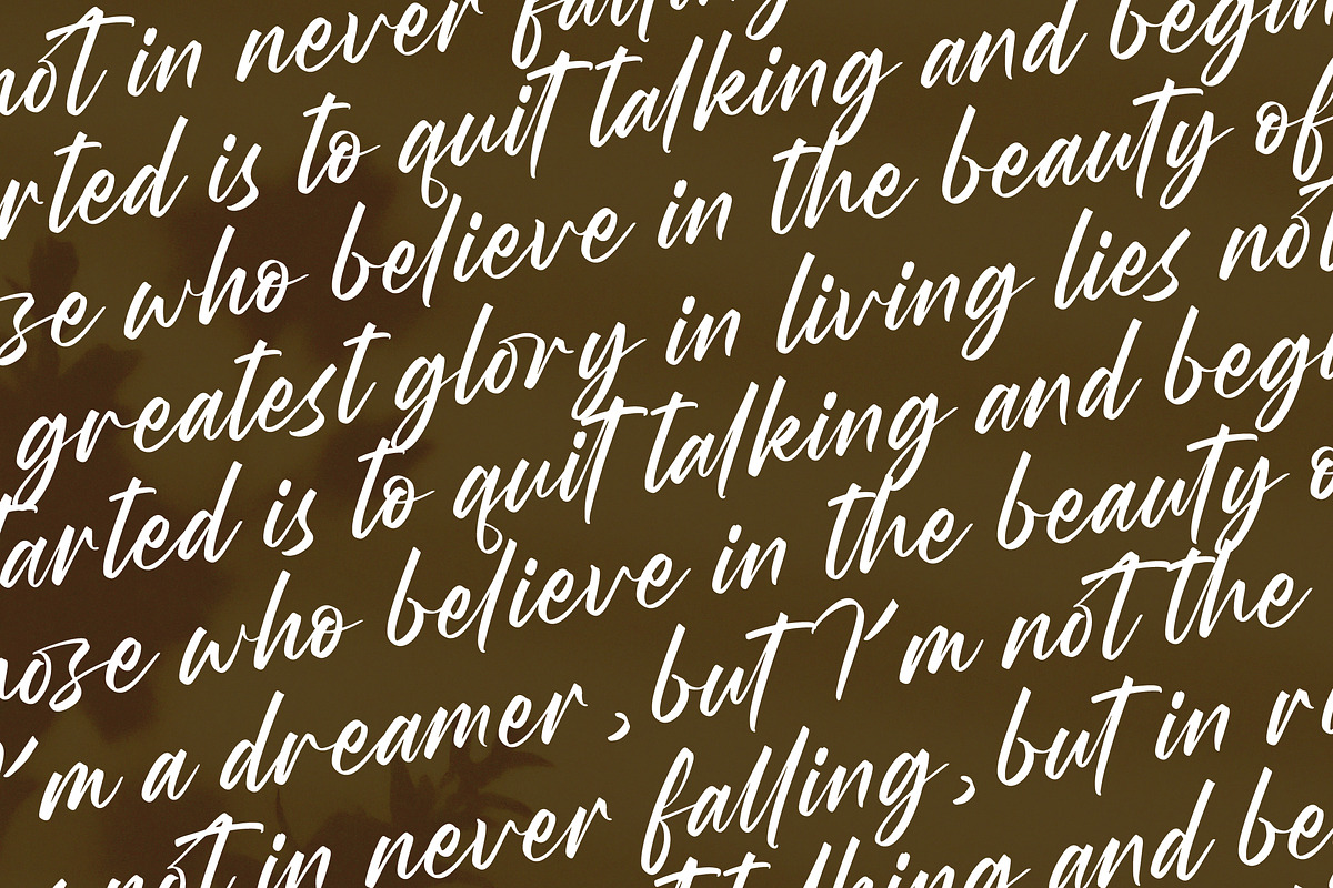 Wystine Esphelta Modern Brush Font, a Script Font by Letterena Studios Script (Photo 16 of 20)