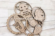Magical Glow Wands: Laser Cut bundle, a Templates & Theme by Snark Heart (Thumbnail 2 of 3)
