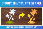 Beach Bliss Canva Frame Kit - Summer, a Marketing Template by Ink Gallery (Thumbnail 2 of 4)