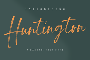 Huntington - Handwritten Font