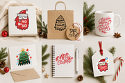Christmas Doodles & Holiday Clipart, a Seasonal Illustration by Oktyabr (Thumbnail 7 of 8)