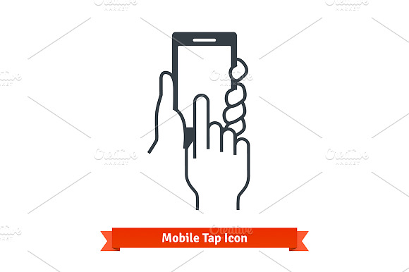 Mobile Tap Icon