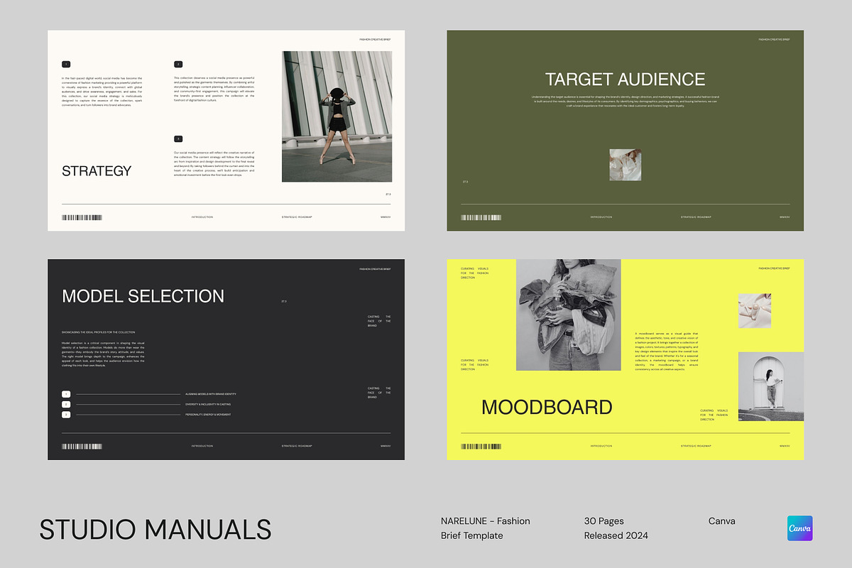 NARELUNE - Fashion Brief Template, a Social Media Template by Studio Manuals (Photo 4 of 8)