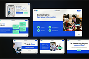 OKR Meeting Report Google Slides, a Presentation Template by SquidPixey (Thumbnail 7 of 7)