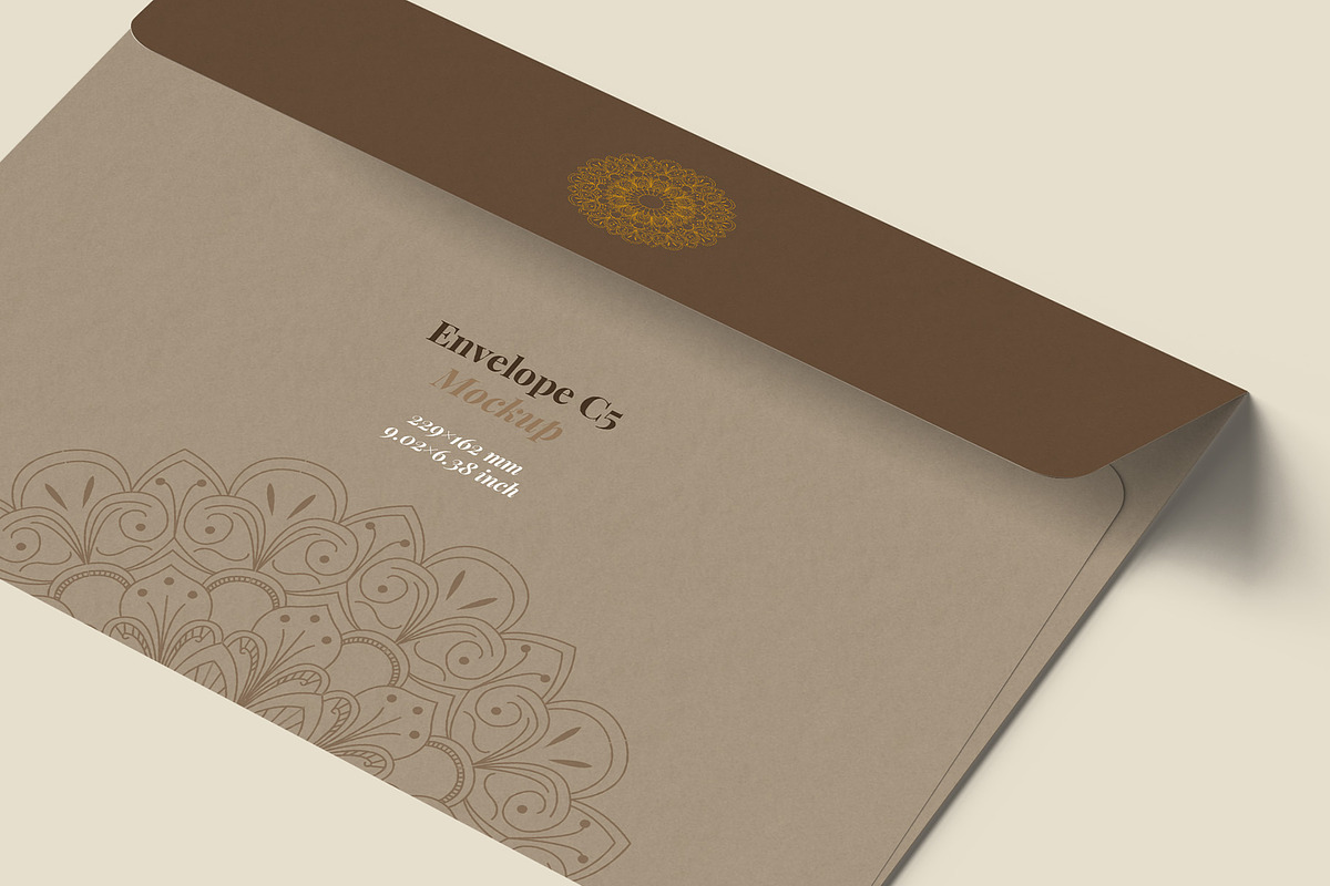 Envelope C5 Mockup - 12 Views, a Packaging Mockup by Illusiongraphic (Photo 26 of 26)