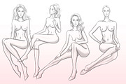 Professional brushes female figure, a Brush Add-On by Elenbushe (Thumbnail 6 of 6)