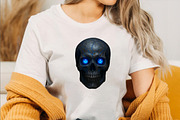 Blue Halloween Watercolor Clipart, an Illustration by SVGArt (Thumbnail 6 of 8)