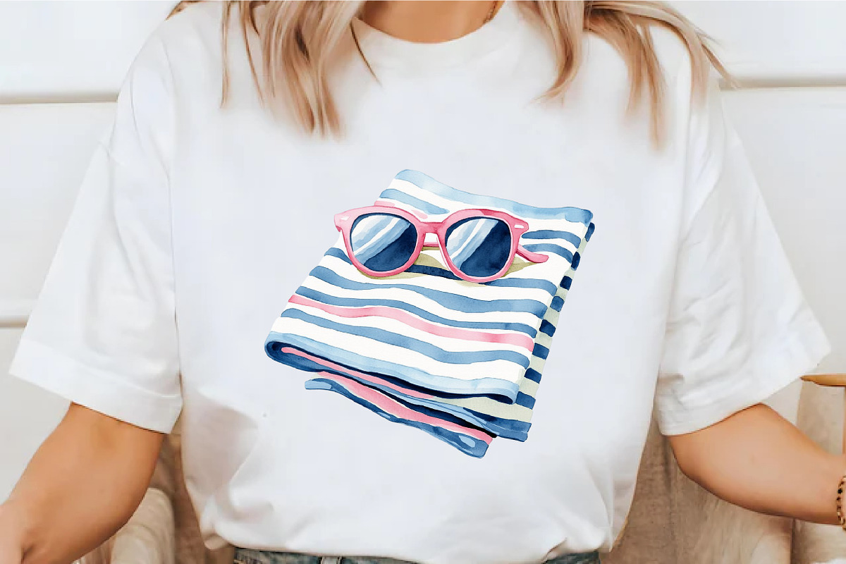 Preppy Coastal Clipart, a Seasonal Illustration by designcity5 (Photo 4 of 5)