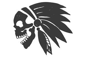 Tattoo Indian Skull