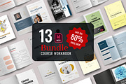 Course Workbook Bundle, a Stationery Template by ContestDesign (Thumbnail 1 of 14)