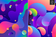 Geometric fluid gradient backgrounds, a Pattern Graphic by Yury Velikanov (Thumbnail 5 of 5)