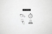 20 Football Soccer Icons World Cup, an Outline Icon by Hatch Design Workshop (Thumbnail 6 of 8)