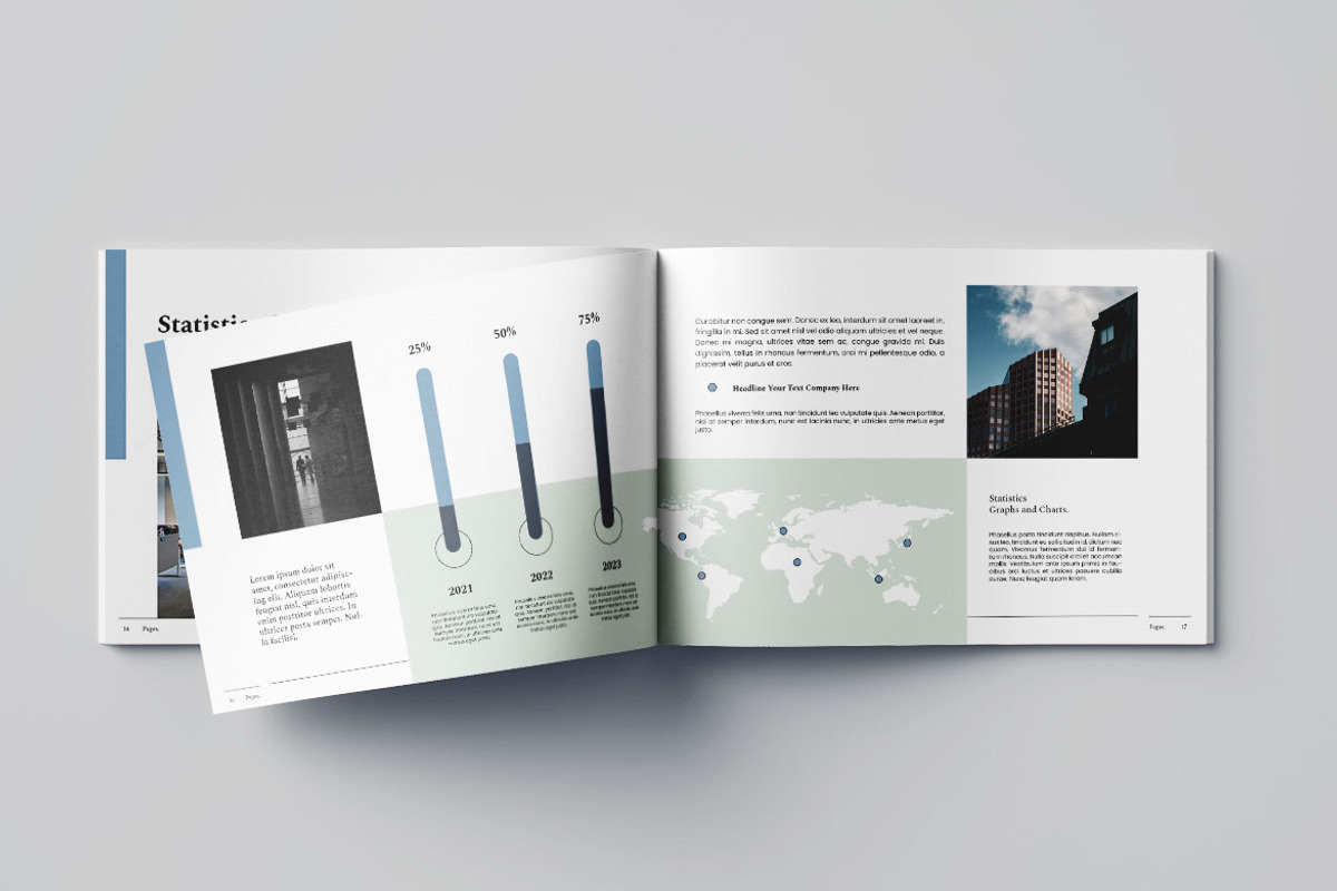 Annual Report Vol.51, a Brochure Template by Bewalrus Studio (Photo 6 of 11)