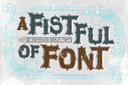 Fistful of Font, a Font by Caleb Bolt (Thumbnail 1 of 3)