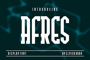 Afres Old School Font, a Slab Serif Font by lelevien