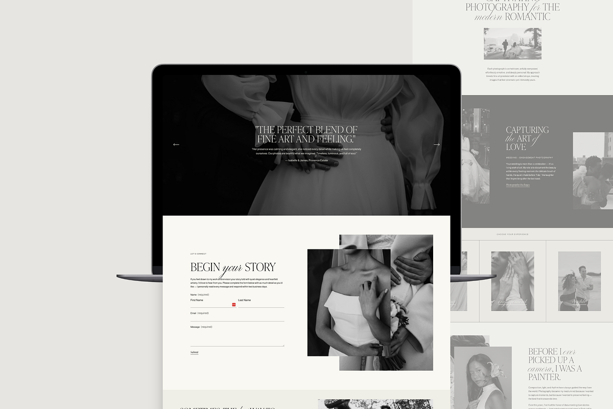 Website Template Squarespace: Vivian, a Squarespace Template by Candor Templates (Photo 5 of 13)
