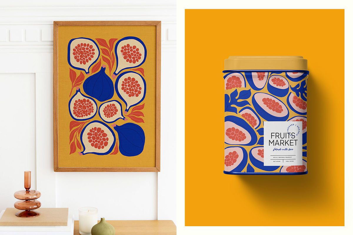 Modern Fruits | Wall Art Creator, an Object Graphic by Leleka.Store (Photo 7 of 18)