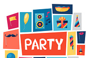 Party backgrounds., an Invitation Template by incomible (Thumbnail 2 of 2)