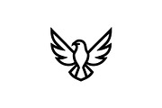 Eagle Logo Spreading Wings, a Branding & Logo Template by Vectorium Studio (Thumbnail 2 of 2)