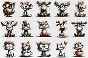 Funny Animals Clipart, an Animal Illustration by Rose Art (Thumbnail 2 of 6)