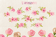 Cherry Blossom Watercolor Collection, an Illustration by By Kerri Ann (Thumbnail 3 of 8)