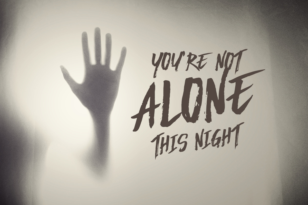 Gloomy Line Brush Font preview 3
