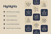 Orthodox Christian Icons, an Outline Icon by Prosymbols (Thumbnail 2 of 8)