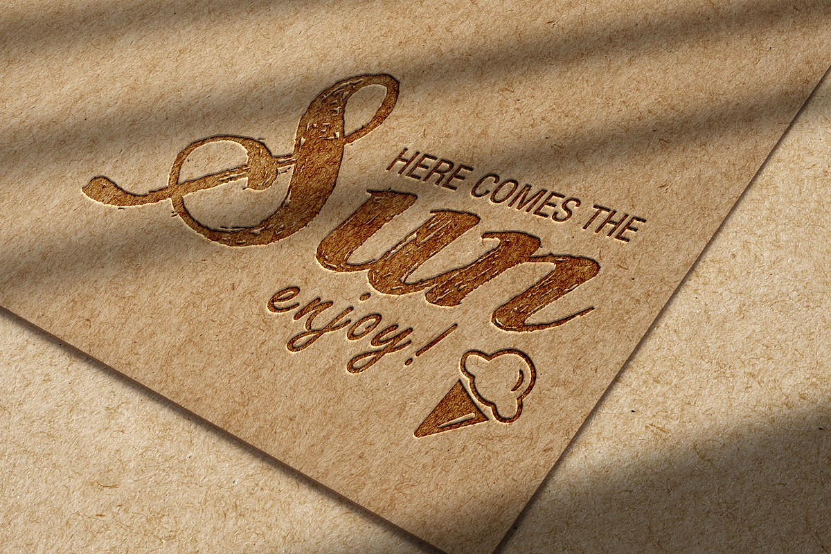 Sumer Retro Labels Bundle, a Branding & Logo Template by DCD Vector Co. (Photo 7 of 12)