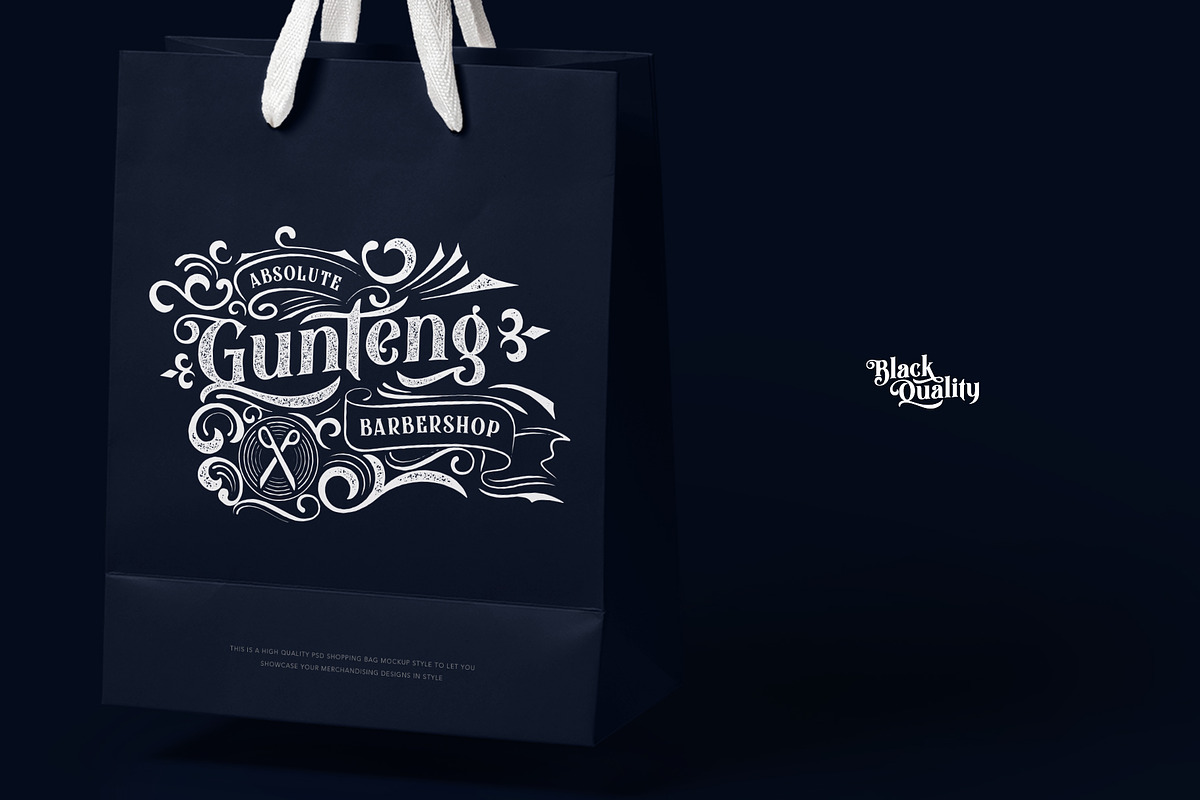 Black Quality Typeface preview 8