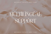 Michola - Beautiful Serif Font, a Serif Font by Aqeel_Art (Thumbnail 10 of 12)