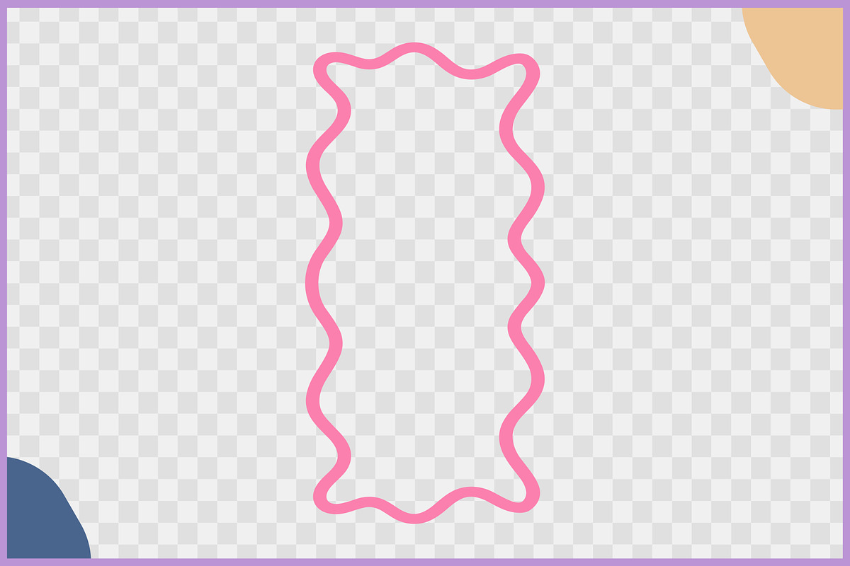 Squiggly Outline Coquette Frame Set, a Decorative Illustration by Gfx Expert Team (Photo 10 of 10)
