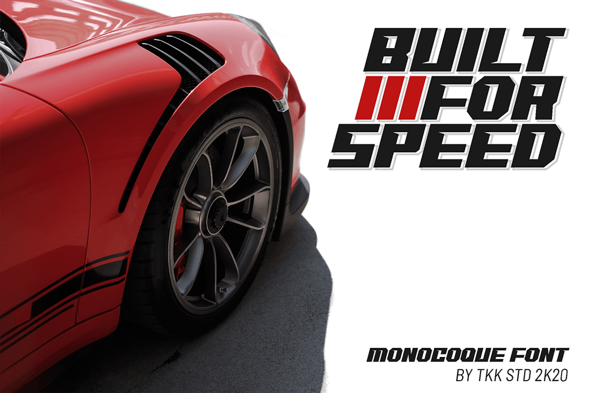 MONOCOQUE - Gaming Font, a Sans Serif Font by tokokoo (Photo 2 of 15)